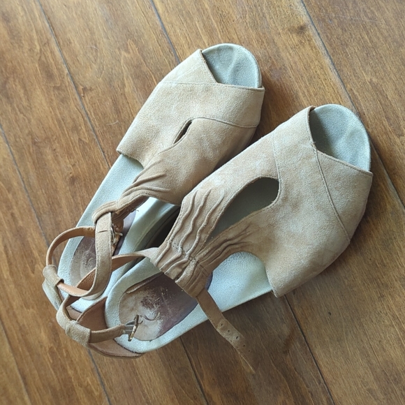 Suede wedges. - Picture 1 of 2